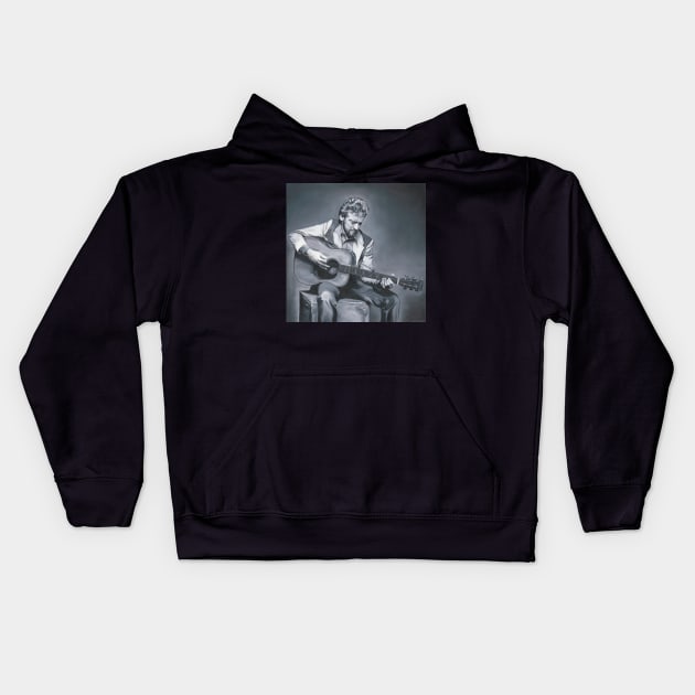 Keith Whitley Kids Hoodie by Raybomusic01
